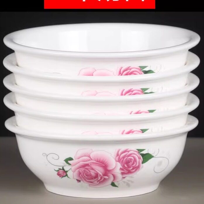 特价6个汤碗 家用加厚防烫汤碗大碗菜碗泡面碗拌粉碗可微波餐具