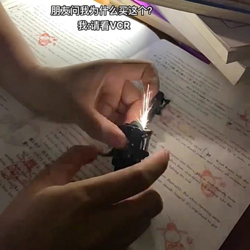 砂轮磨火花打火石解压玩具