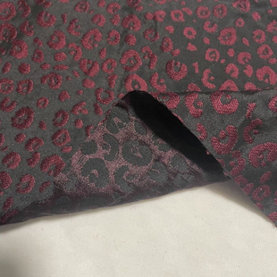 意产立体双面提花织锦缎粉色织刺绣春秋高级时装服装面料进口布料