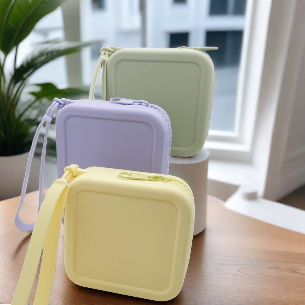 硅胶小方包零钱收纳INS网红钥匙包U盾拉链收纳袋耳机唇膏证件,收纳整理,吸尘器收纳架/盒/袋,淘宝优惠券,粉丝福利购,淘宝优惠卷