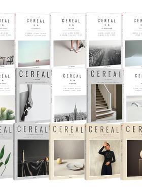 谷物杂志 cereal 中文版样板间书房装饰时尚文艺摄影道具创意摆件