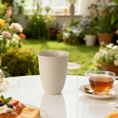 guzzini意大利原装进口随手杯Tierra水波纹塑料杯意式经典冷水杯