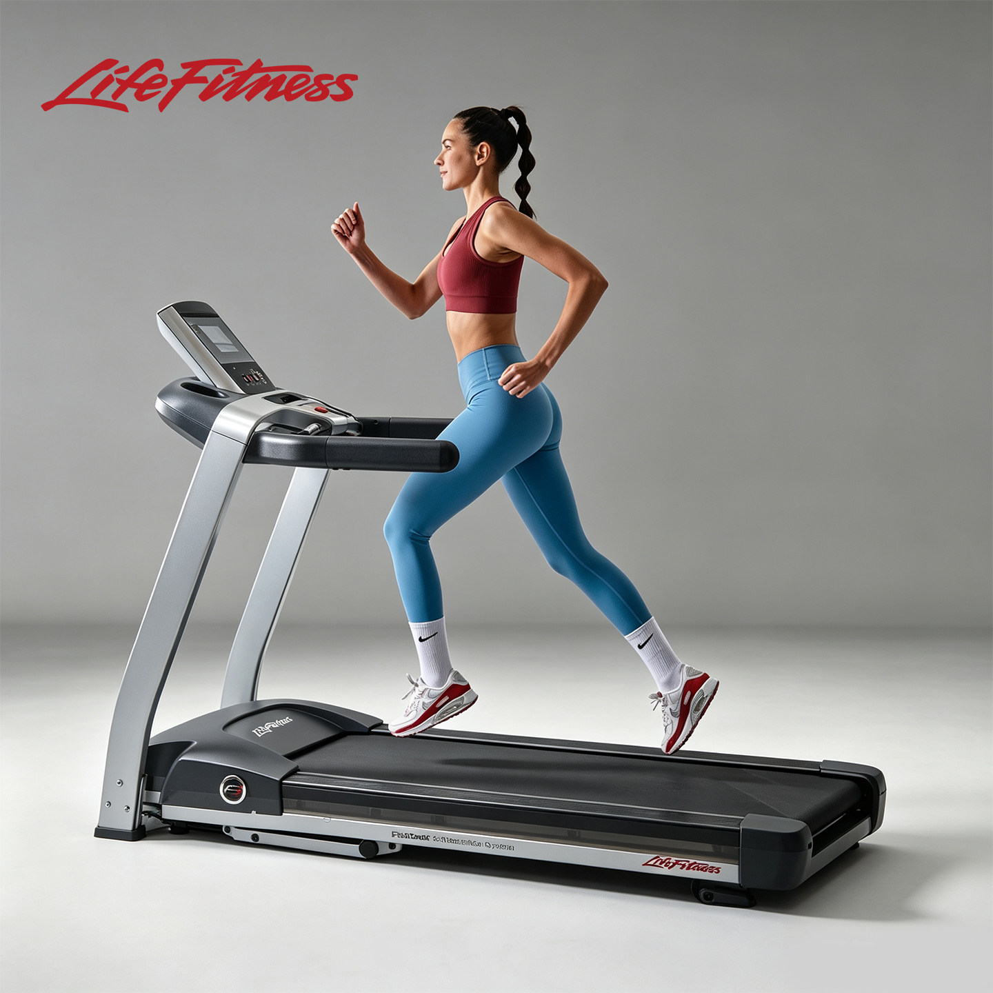 LifeFitness力健F3跑步机可折叠减震护膝心率监测家用跑步机