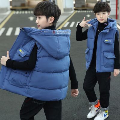 新款冬装棉外套中大童坎肩马甲