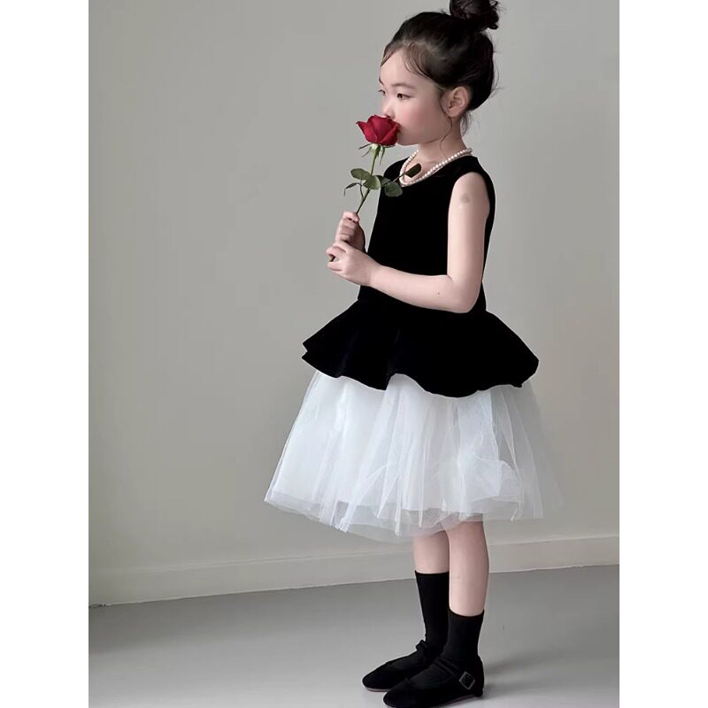 女童连衣裙夏2026新款小女孩夏季高级感晚礼服裙子儿童绝美公主裙图片