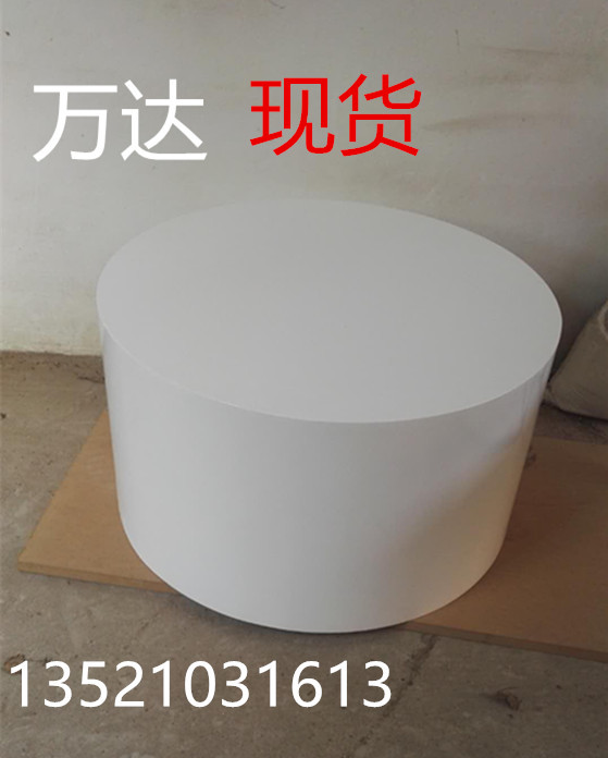 服装店圆形烤漆模特展示台地台婚纱试衣站台圆柱形站台展览柜定制