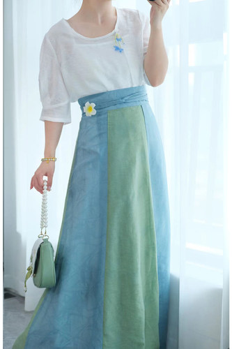 原创圆领衫汉元素唐宋汉服套装