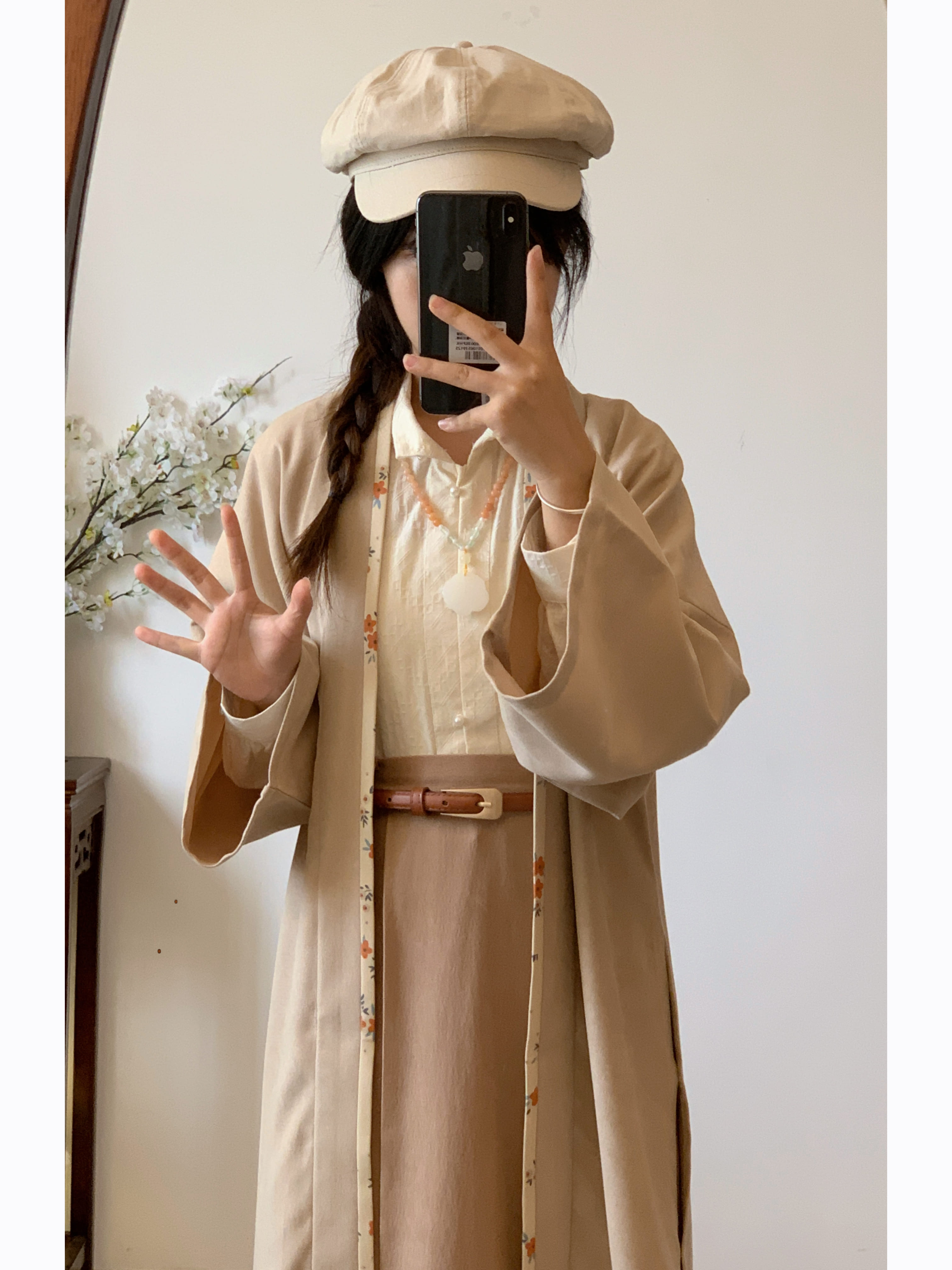 司羽阁原创改良汉服女宋制马面裙对襟外套衬衫日常款汉元素显瘦