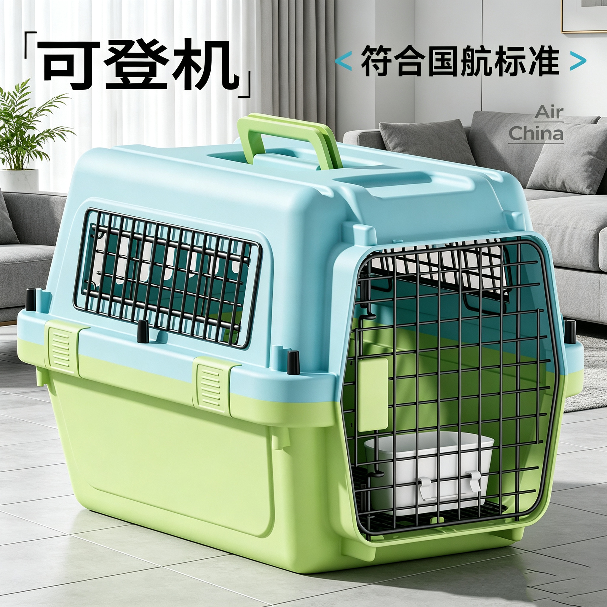 宠物航空箱国航标准猫咪狗狗笼子小型犬外出便携车载托运专用箱子