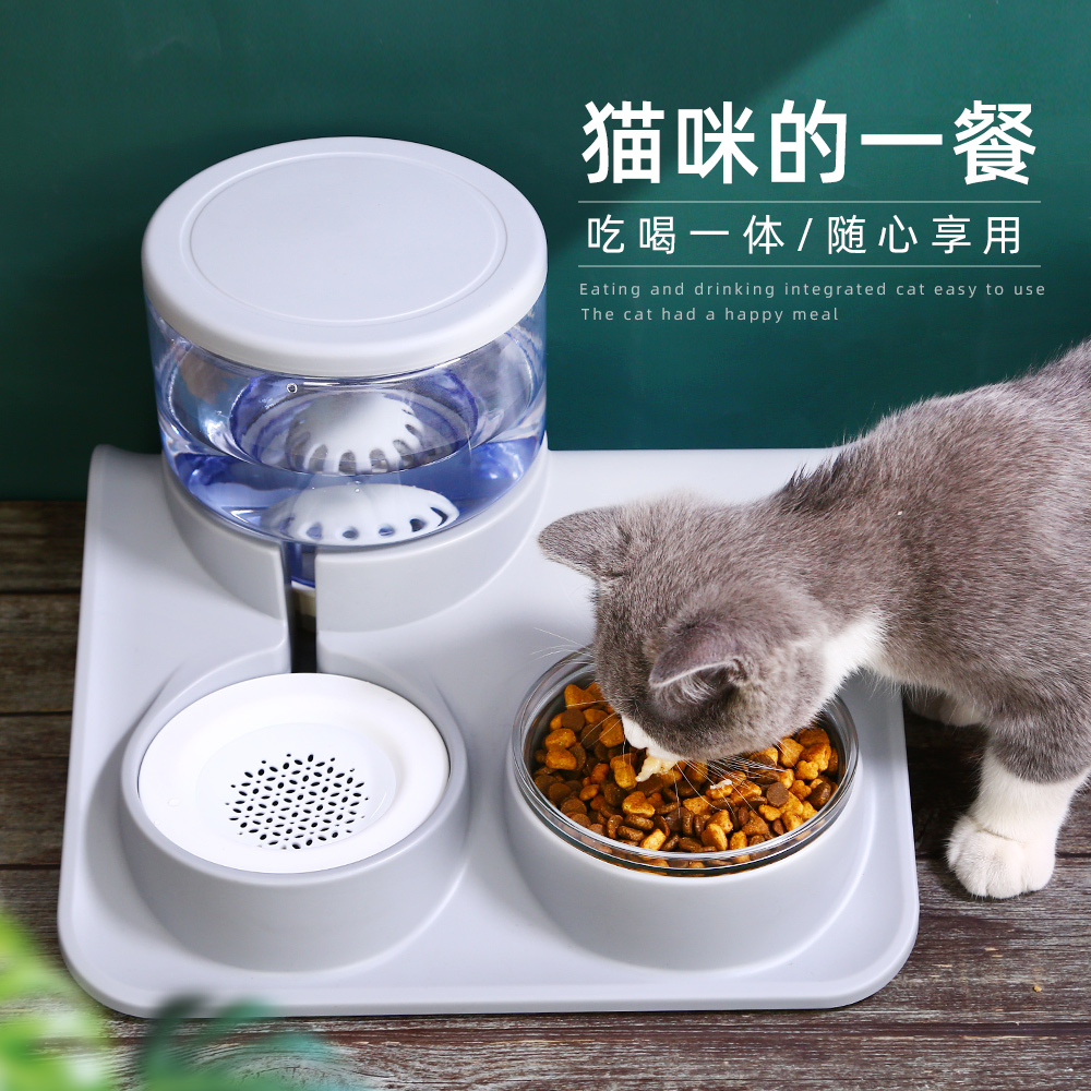 猫咪饮水机流动狗水盆狗狗不湿嘴喂水宠物喝水神器用品自动喂食器