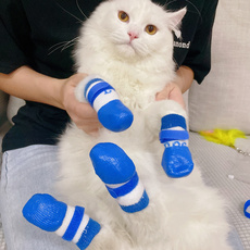 Носки для животных 猫爪套猫脚套猫咪指甲套宠物猫猫爪子手套狗狗防抓伤保护套防挠人