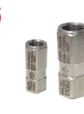 意大利PA不锈钢单向阀高压逆止阀止回阀150Bar/450Bar VNR-1