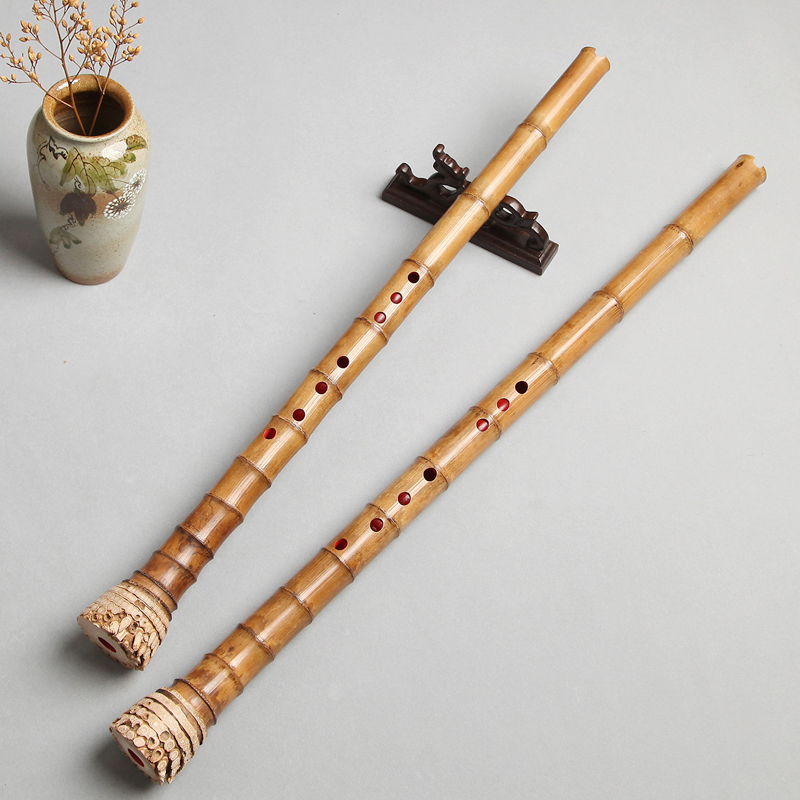 丁云峰 十目九节南箫 专业毛金竹大头南箫珍藏级乐器大头箫竹根箫