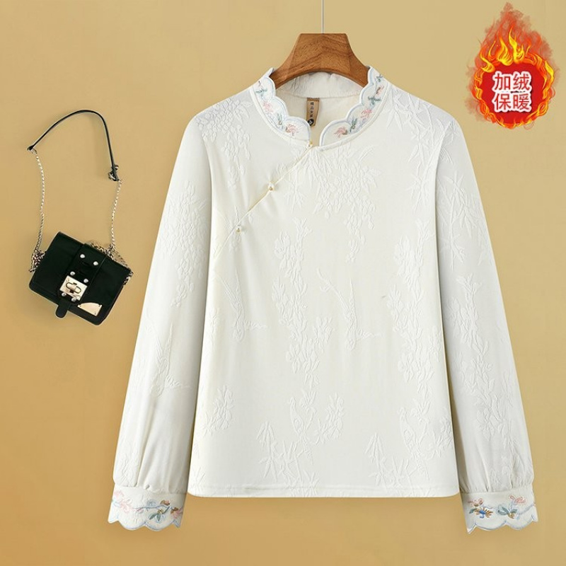 121正版精选新中式国风立领刺绣