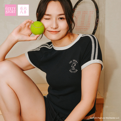 6IXTY8IGHT女装T恤宽松圆领短袖