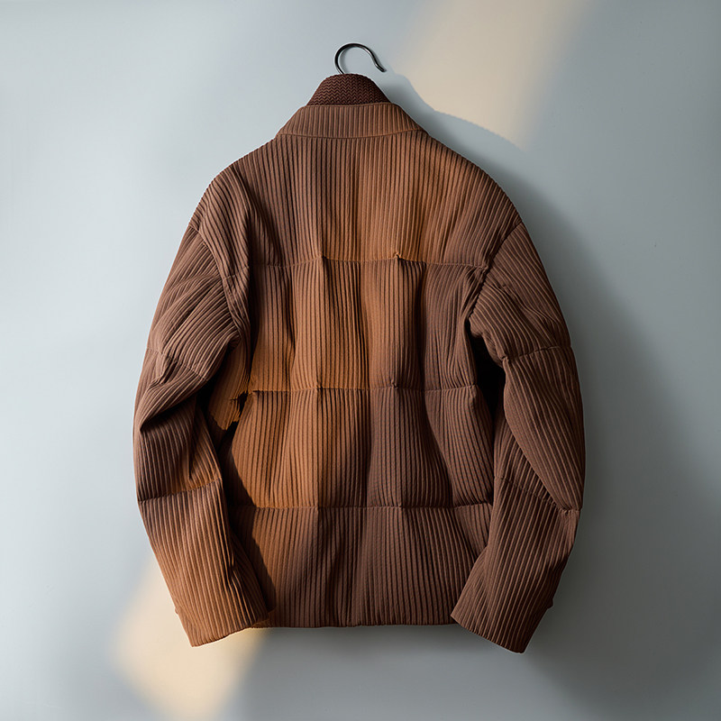 新面料羽绒服假两件毛线领民族风冬装外套钱塘6016-1078P495,男装民族服装,钱塘大厦6016