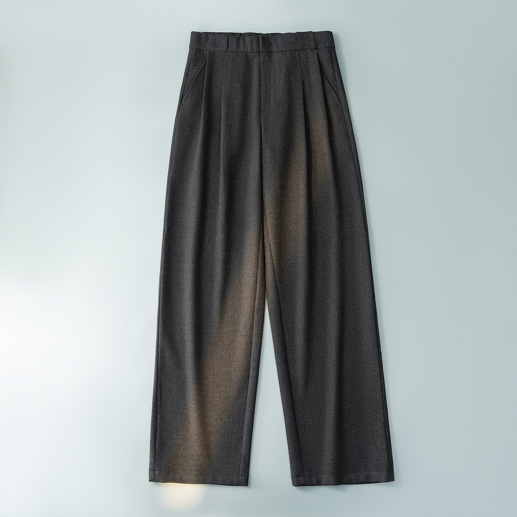 2025新款西裤男士毛呢休闲裤子灰色钱塘6016-9335P195，男装西裤，钱塘大厦6016