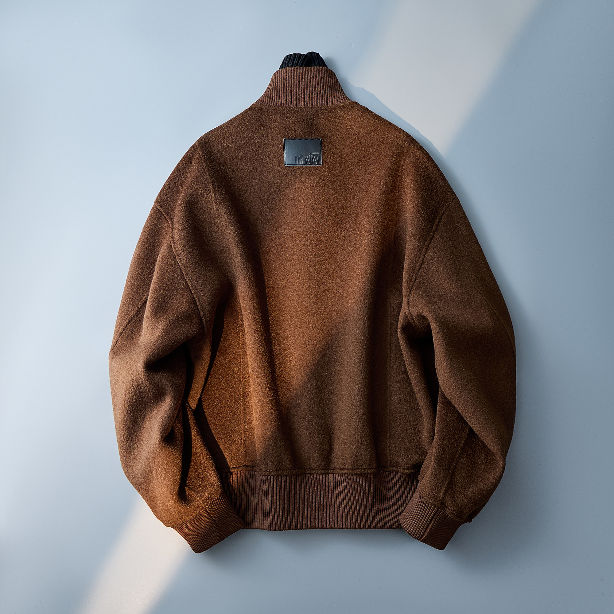 推荐短款螺纹松紧休闲毛呢外套呢子夹克钱塘6016-66160p385,男装夹克,钱塘大厦6016