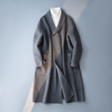 贵小众羊驼羊绒青果领中长款毛呢大衣羊毛6016-2419p895P控1398，男装毛呢大衣，钱塘大厦6016