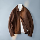 2025新夹棉夹克男士休闲麂皮绒棉衣外套加厚钱塘6011-9316P265，男装夹克，钱塘大厦6016