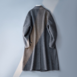 贵小众羊驼羊绒青果领中长款毛呢大衣羊毛6016-2419p895P控1398，男装毛呢大衣，钱塘大厦6016