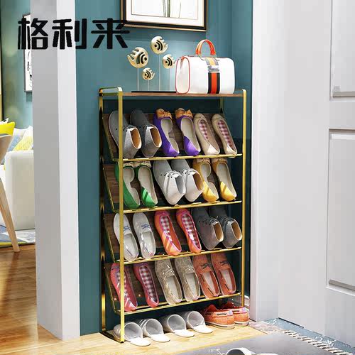 多层省空间家用门口简易鞋架