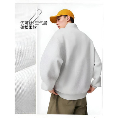 李宁吸汗舒适宽松套头衫卫衣上衣