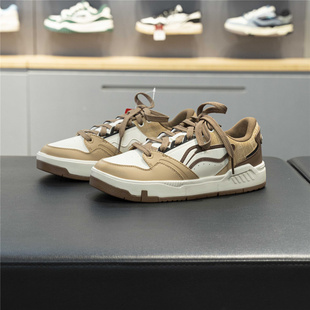 男2025冬季 运动板鞋 新款 耐磨百搭经典 AGCV269 潮流时尚 李宁休闲鞋