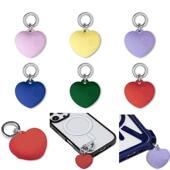 C家潮牌同款 膨膨爱心钥匙圈包包手机挂饰童趣花园几何锁链挂链