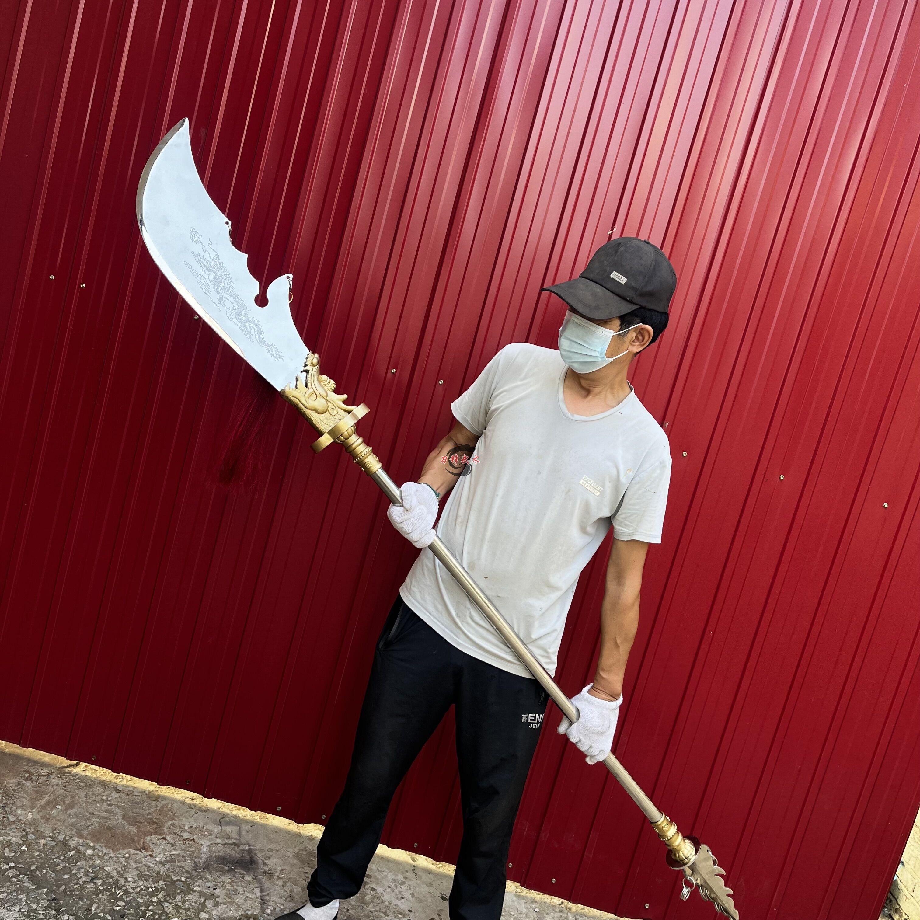 15-50斤不锈钢春秋大刀青龙偃月刀关公刀加重兵器武术器械未开刃