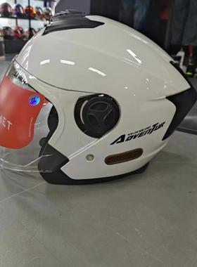 君豪龙安全帽双镜片电动车摩托车头盔3Ca类男女成人四季春秋通用