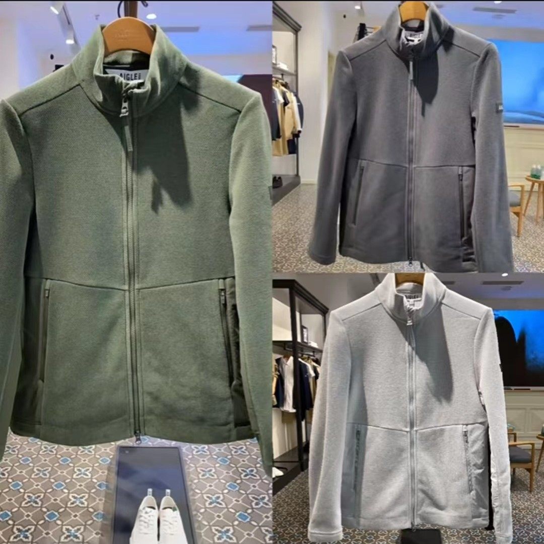 现货商场同款AIGLE艾高2023秋冬款男士抓绒外套AQ481 AQ482 AQ483