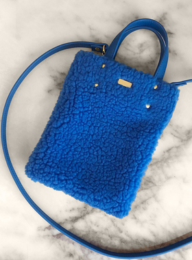 小众设计包包女士2024新款韩版毛毛绒手提高级感单肩斜挎包子母包