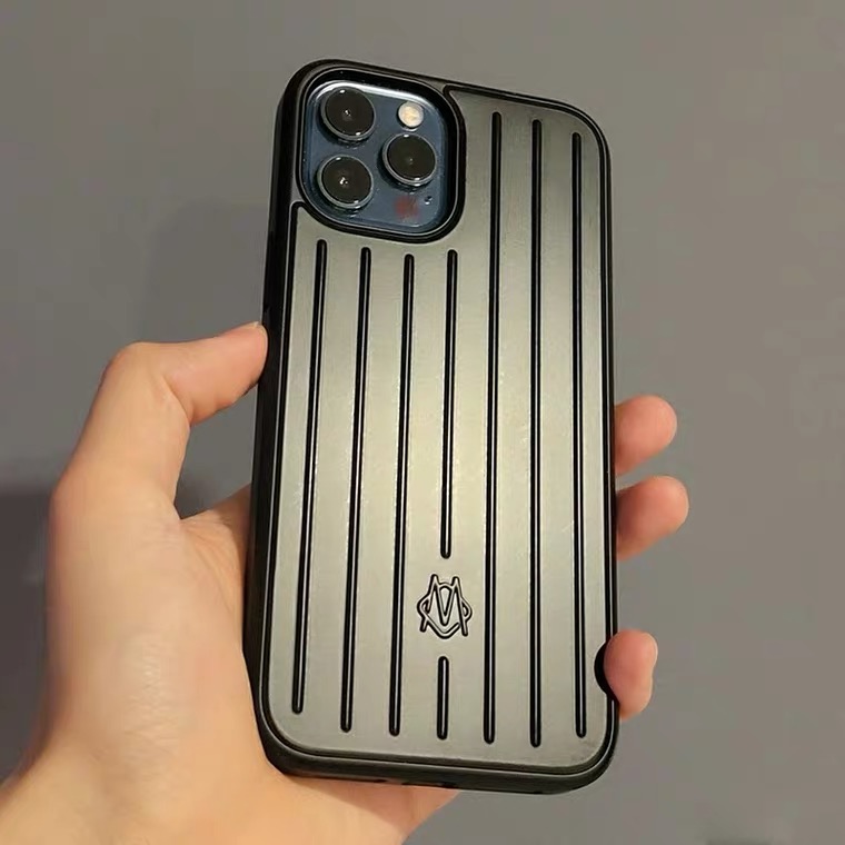 rimowa手机壳适用苹果iPhone15promax日默瓦铝合金14硅胶保护套13硬壳高级感12男女简约款