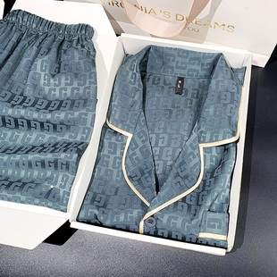 父亲节礼物送爸爸实用衣服三件套装男士冰丝睡衣生日走心惊喜礼品