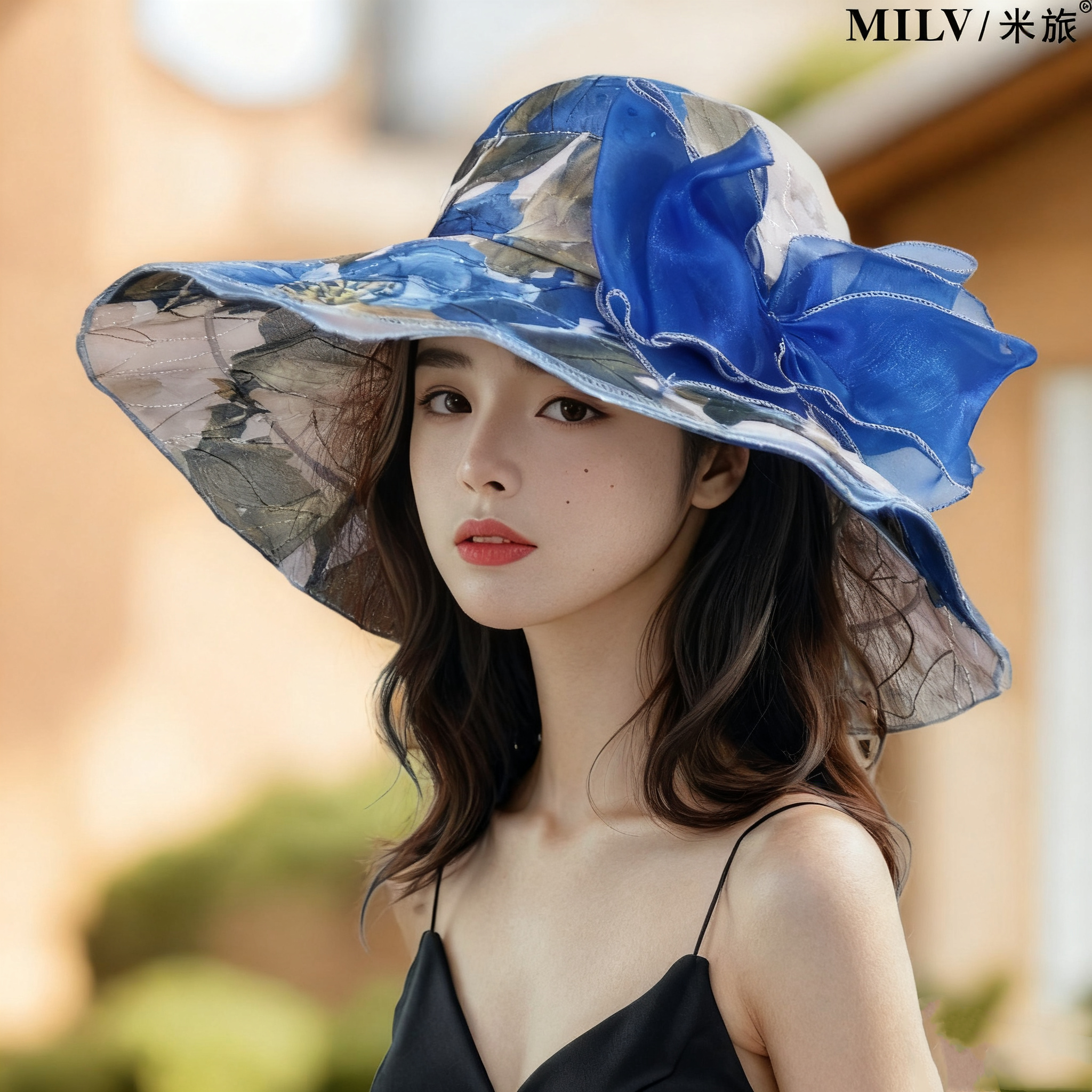 帽子女夏季大檐户外太阳帽