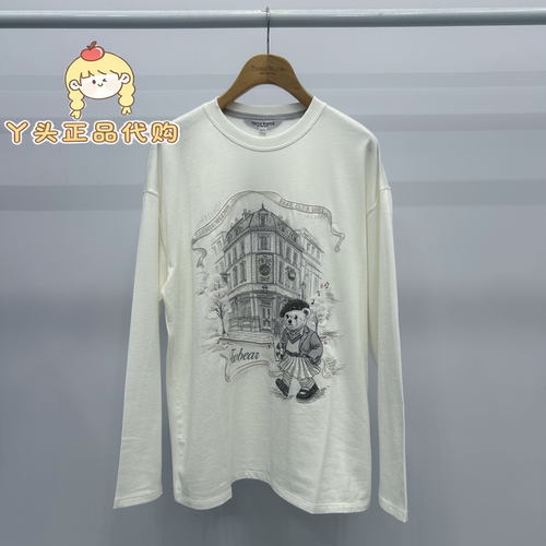 现货TeenieWeenie小熊26年冬T恤TTLA26A49A2A0A-00 LA26A49A2A0A