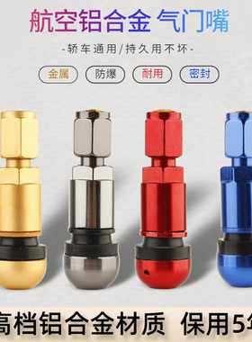 铝合金气门嘴防爆防锈小车通用