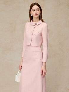 小香风短外套半裙套装 千金名媛法式 MOJO莫佐2026夏新品 莫佐