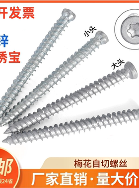 路锈宝自切螺丝 T30梅花槽混凝土水泥门窗 内膨胀M7.5 82 102 122