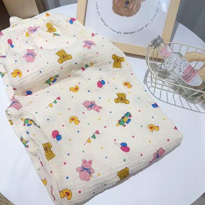 A类家居裤长裤棉纱纯棉舒适女