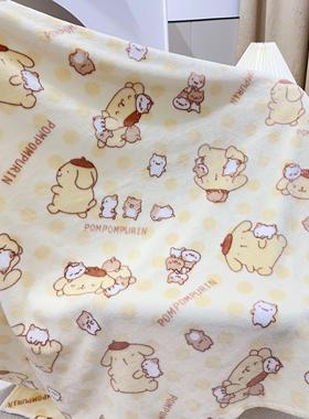 The Moment布丁狗宝宝秋冬款法兰绒休闲可铺盖学生宿舍保暖小毛毯