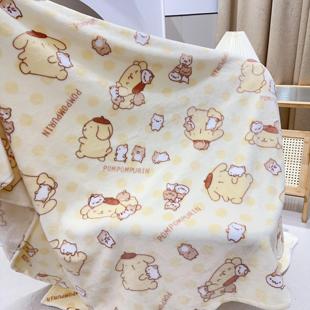 The Moment布丁狗宝宝秋冬款法兰绒休闲可铺盖学生宿舍保暖小毛毯