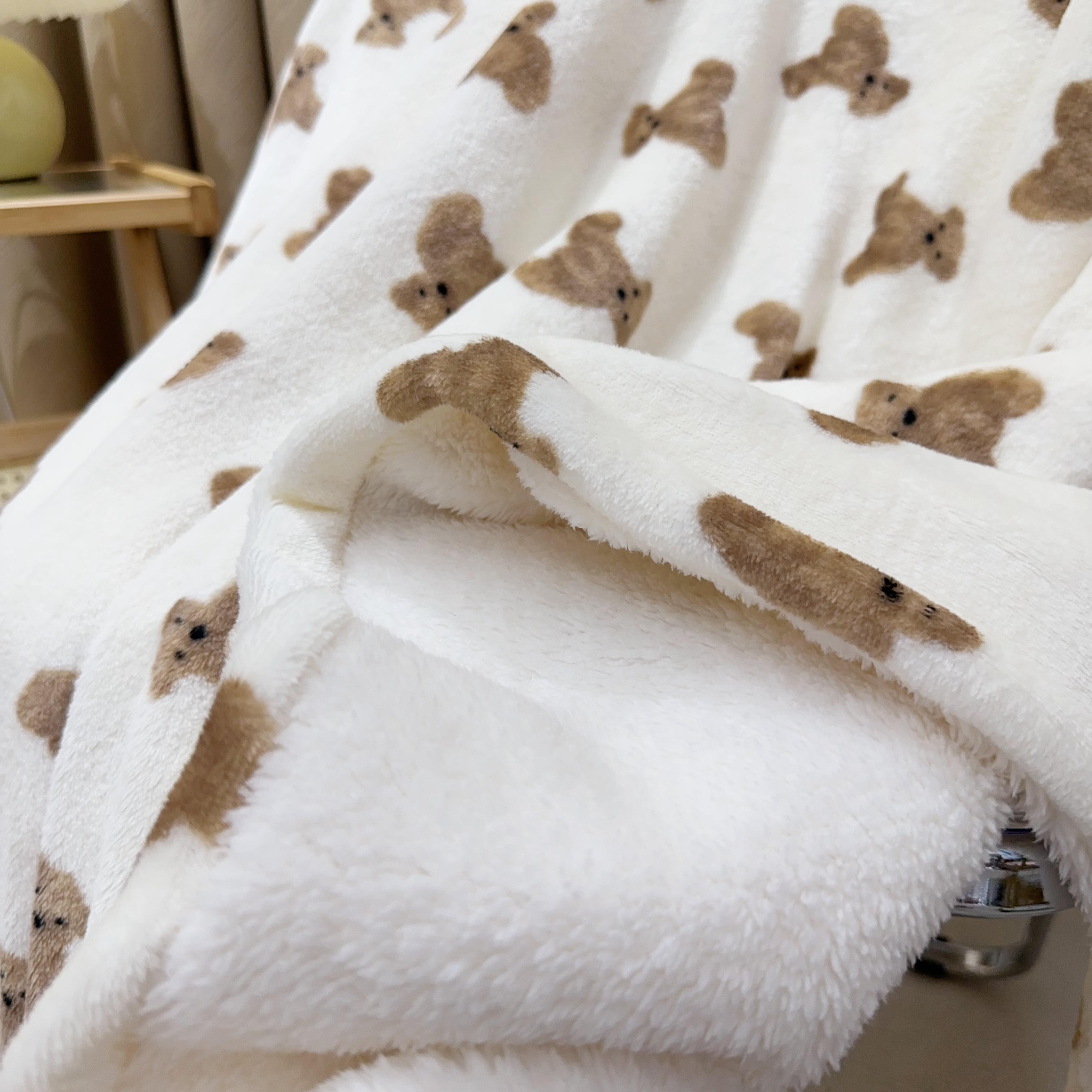 四季通用法兰绒卡通可爱保暖毛毯