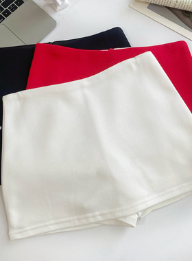 简约百搭防走光半身裙女2025夏季新款纯欲风低腰包臀裙超短半身裙