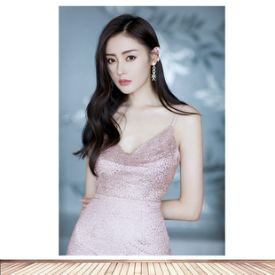 美女张天爱海报墙贴画卧室床头壁纸明星性感美女酒店浴足会所贴画