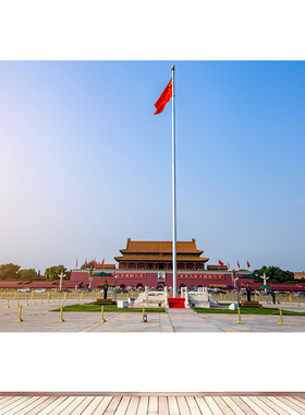 北京首都天安门建筑风景画海报出租屋室内门窗墙面装饰贴画