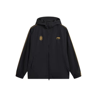 李宁外套男春季新款立领卫衣复古户外足球情侣夹克运动薄上衣女