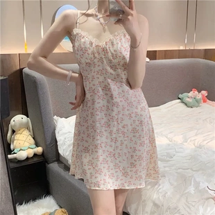 宫廷风纯欲女夏网红风吊带裙春夏季 2025新款 情趣家居服