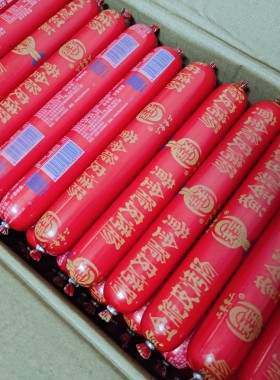 夫宇双润淀粉肠100g大根商用家用路边地摊油炸火腿肠香肠烧烤食材